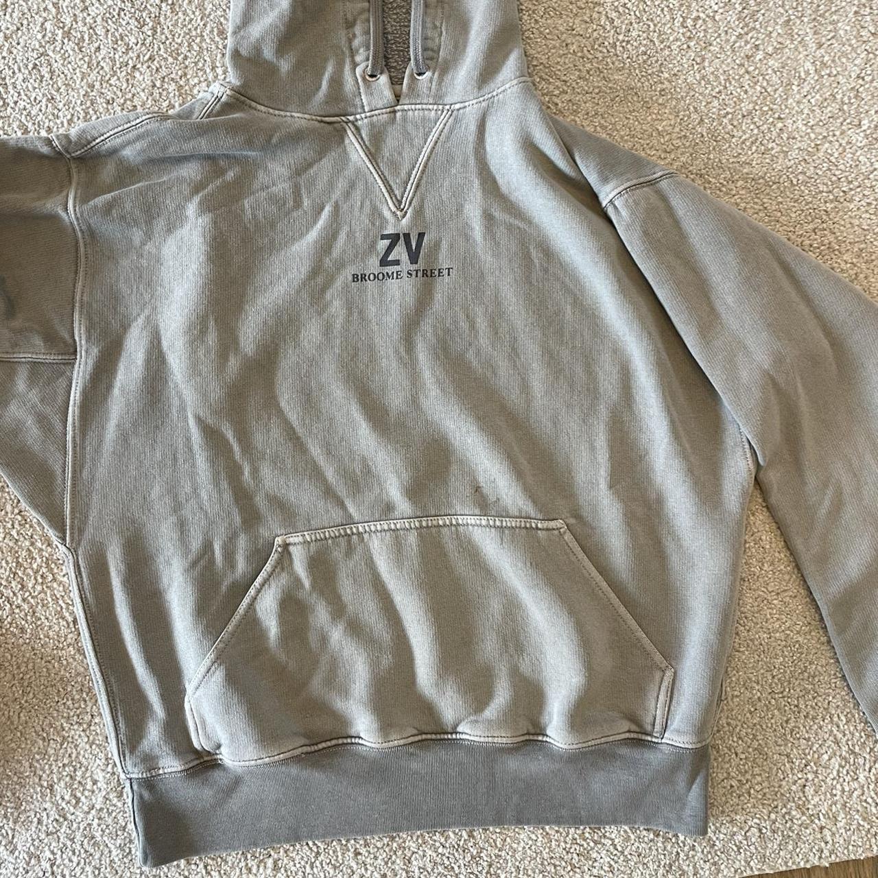 Zadig and Voltaire BROOM STREET NY grey hoodie Super... - Depop