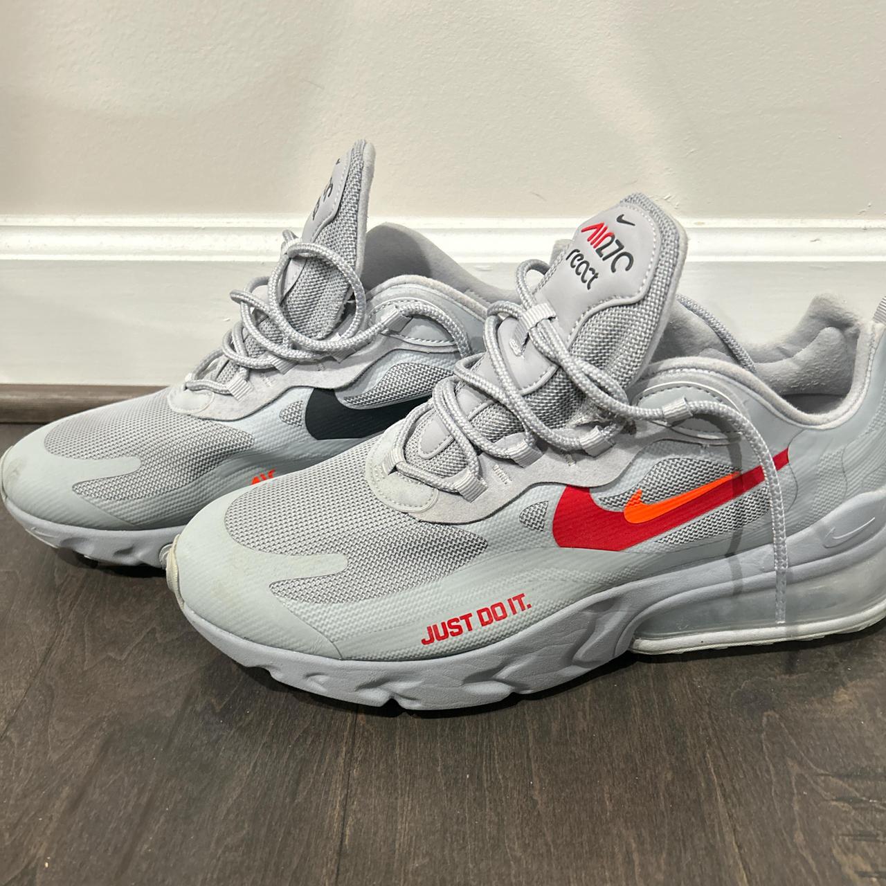 air max 270 react wolf grey