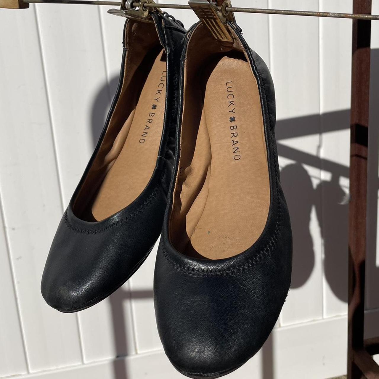 Lucky brand emmie leather hot sale flats