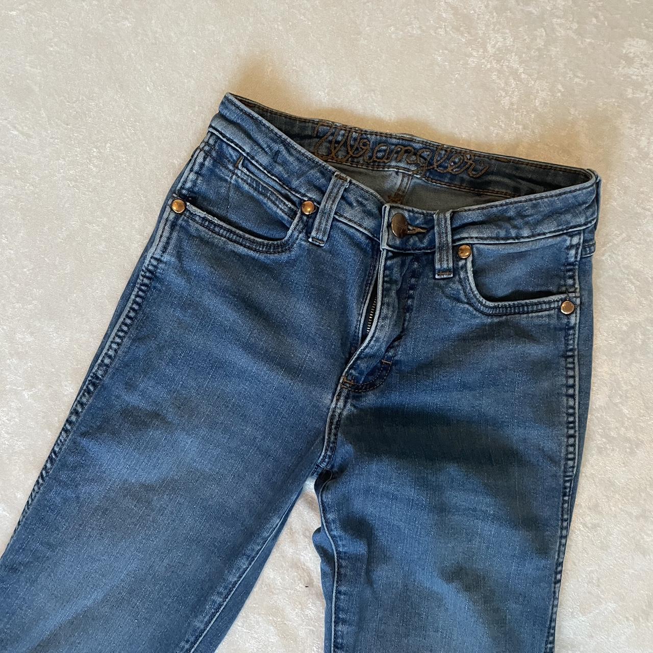Wrangler Retro Jeans: - flare - mid rise - wide... - Depop