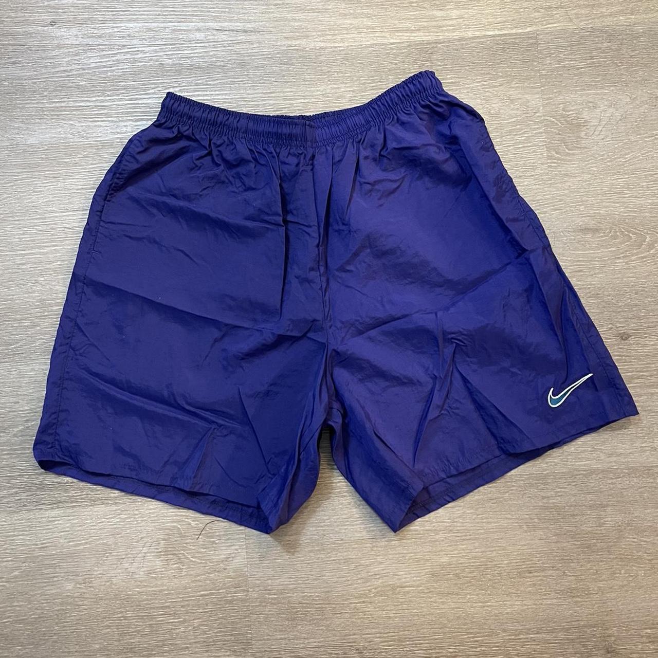 90’s Vintage Brand New With Tags Nike Nylon Shorts... - Depop