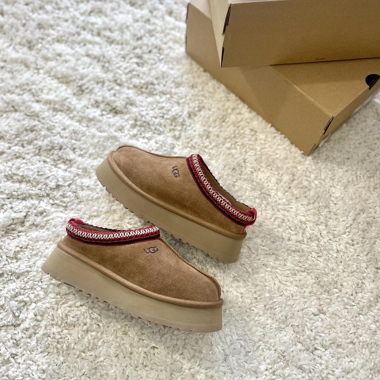 UGG Tazz Slipper Platform Chestnut W 8 Womens No... - Depop