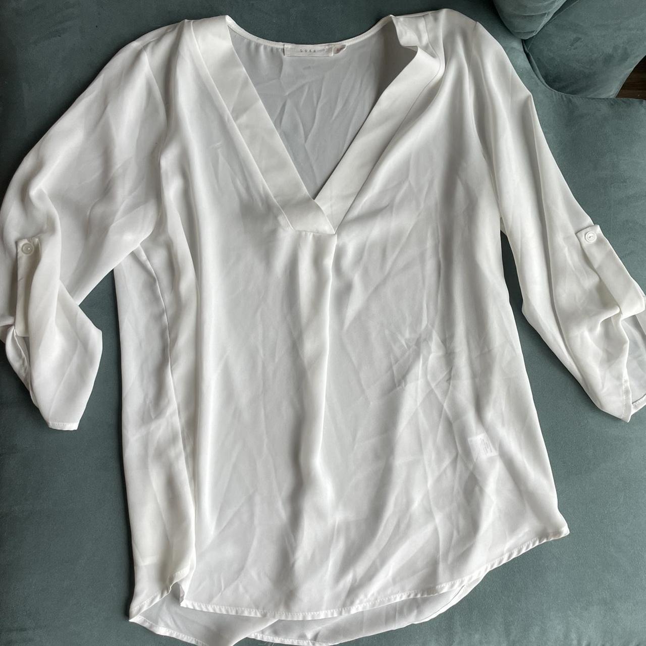 lush v neck blouse