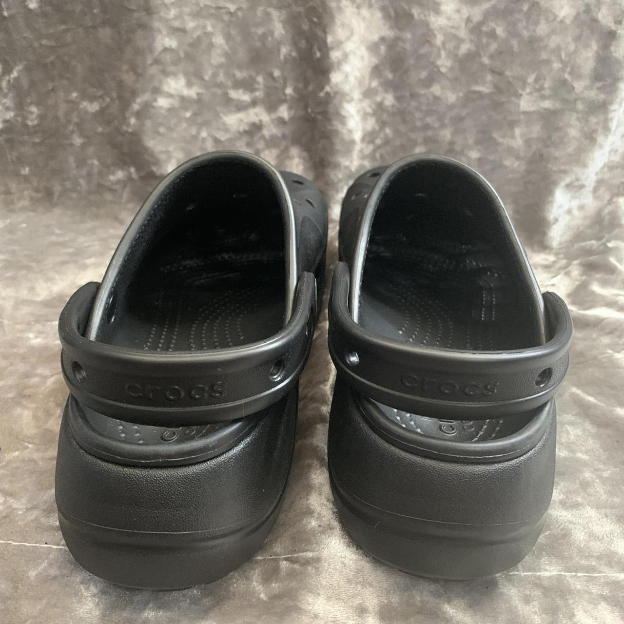 Brand new black platform crocs! Size: women... - Depop