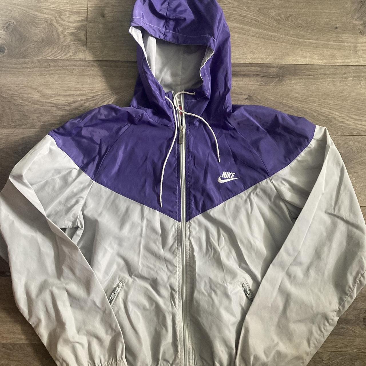 Nike windbreaker mens purple best sale