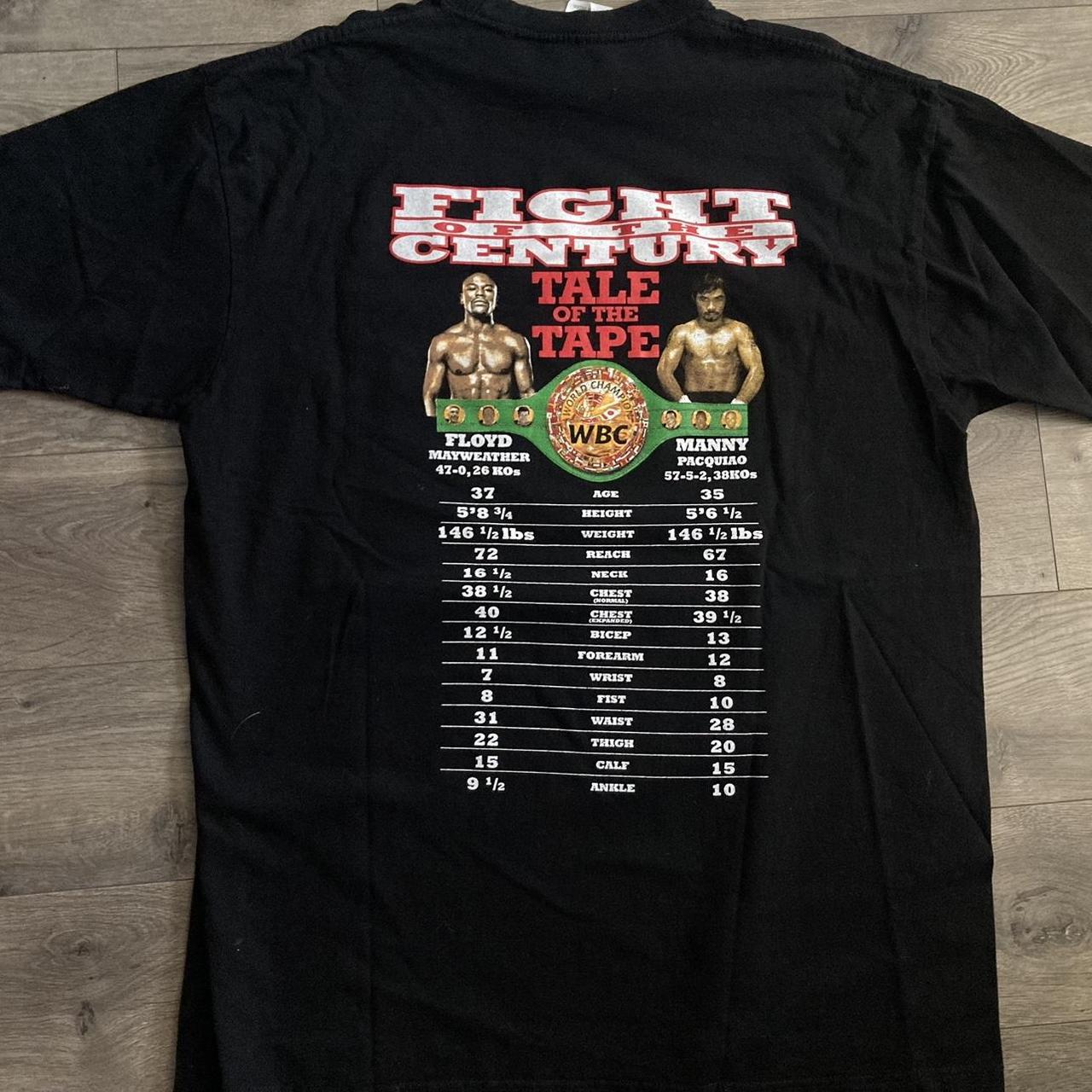 Manny Pacquiao Vs Floyd Mayweather Boxing Promo T store Shirt Double Sided 2Xl