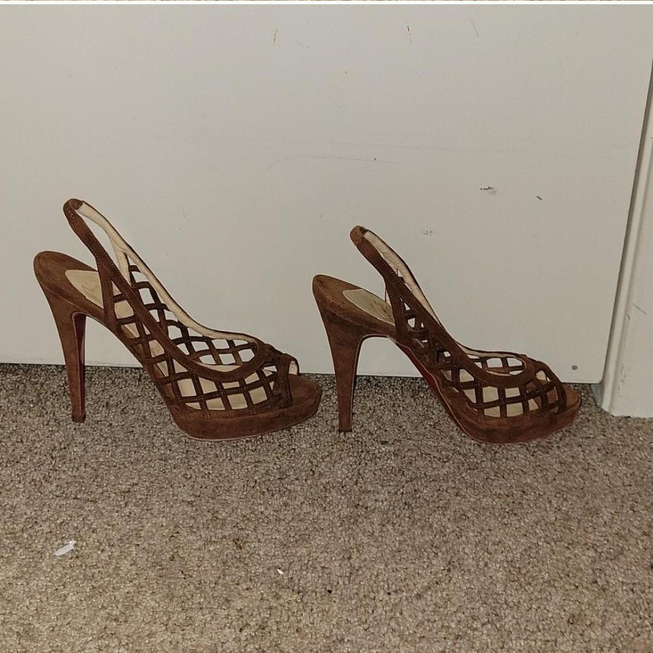 Christian Louboutin Heels barely worn size - Depop