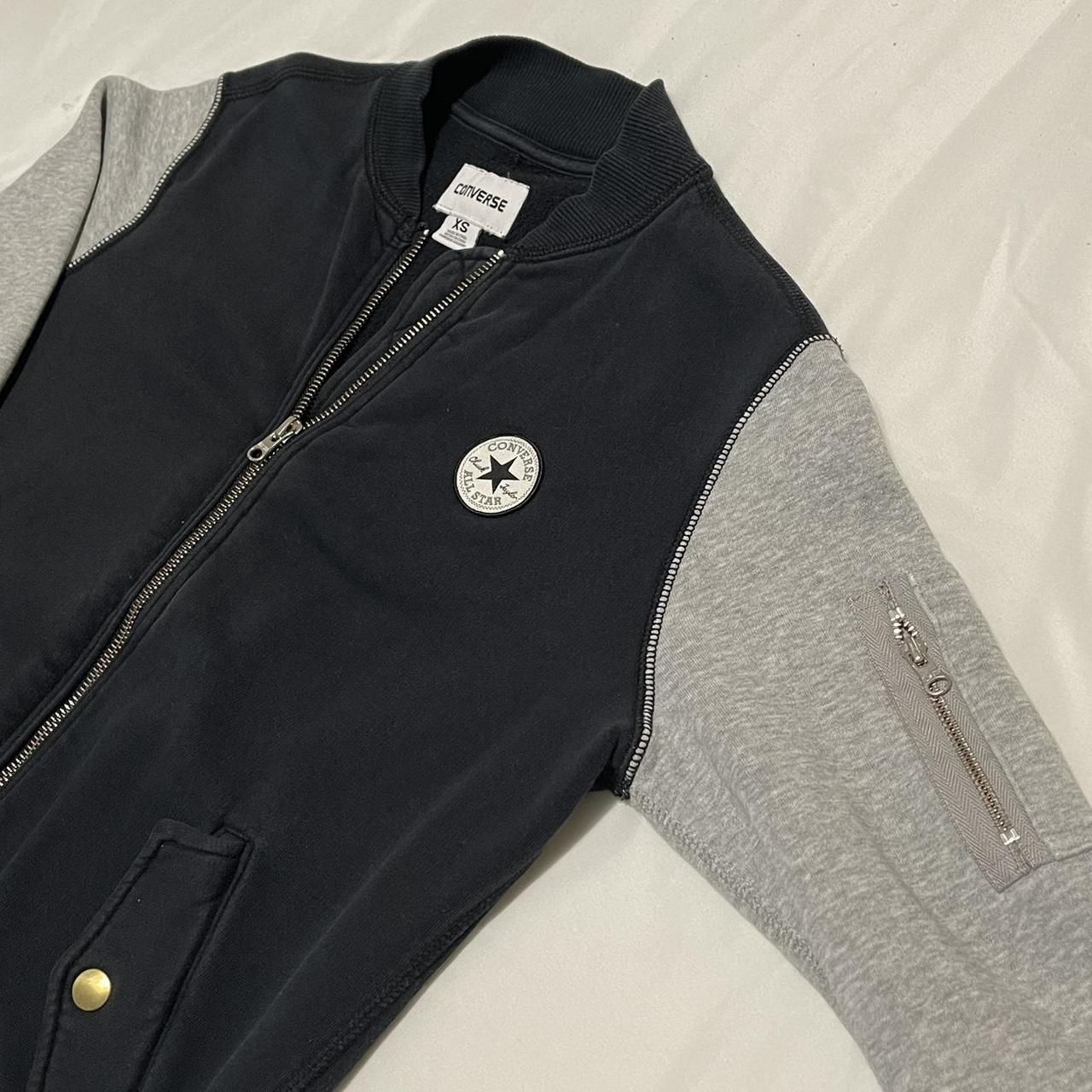 Converse Men's Black and Grey Jumper (3)
