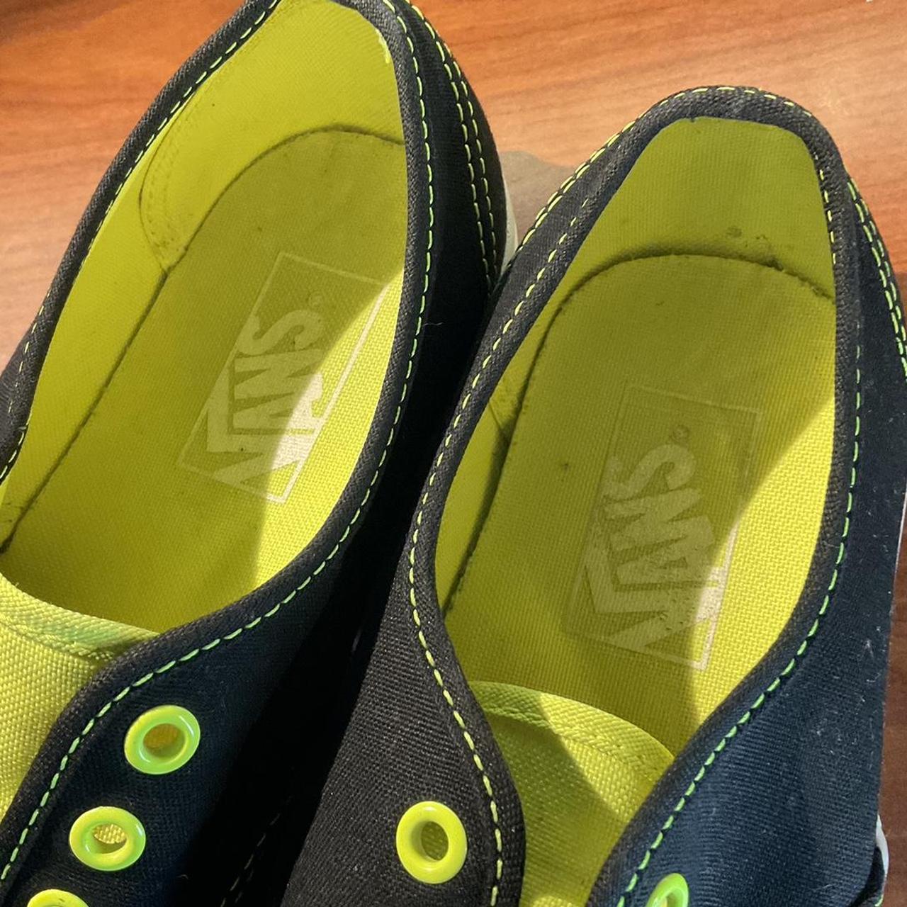 Neon Yellow Vans Neon Pop Vans BMX Old Skool Shoes Black Neon