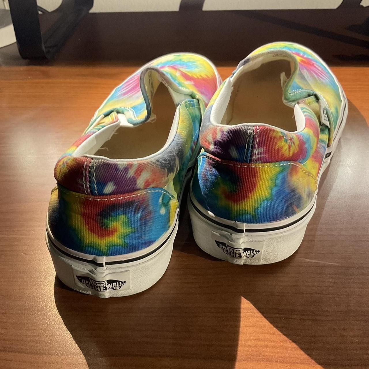 【関税込】VANS Rainbow Tie Dye Slip-On カスタム ユニセックス 口コミ・レビュー｜【関税込】VANS Rainbow Tie Dye Slip-On