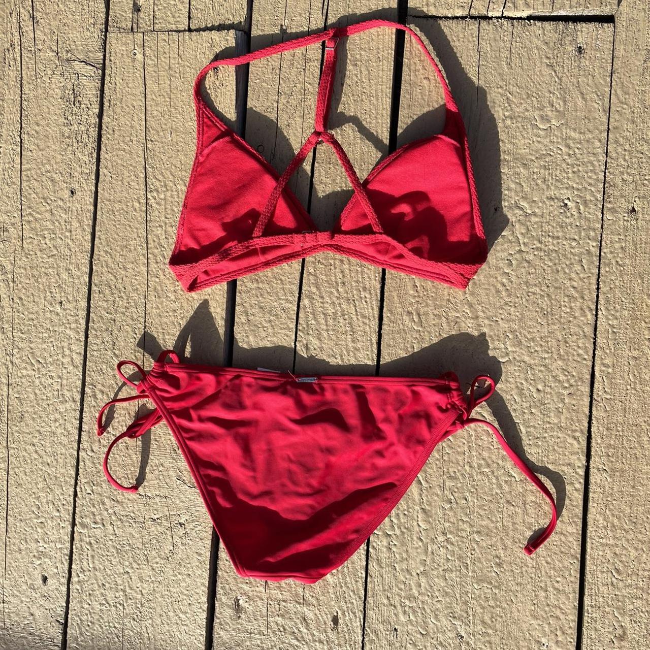 Abercrombie And Fitch Womens Red Bikinis And Tankini Sets Depop 5711