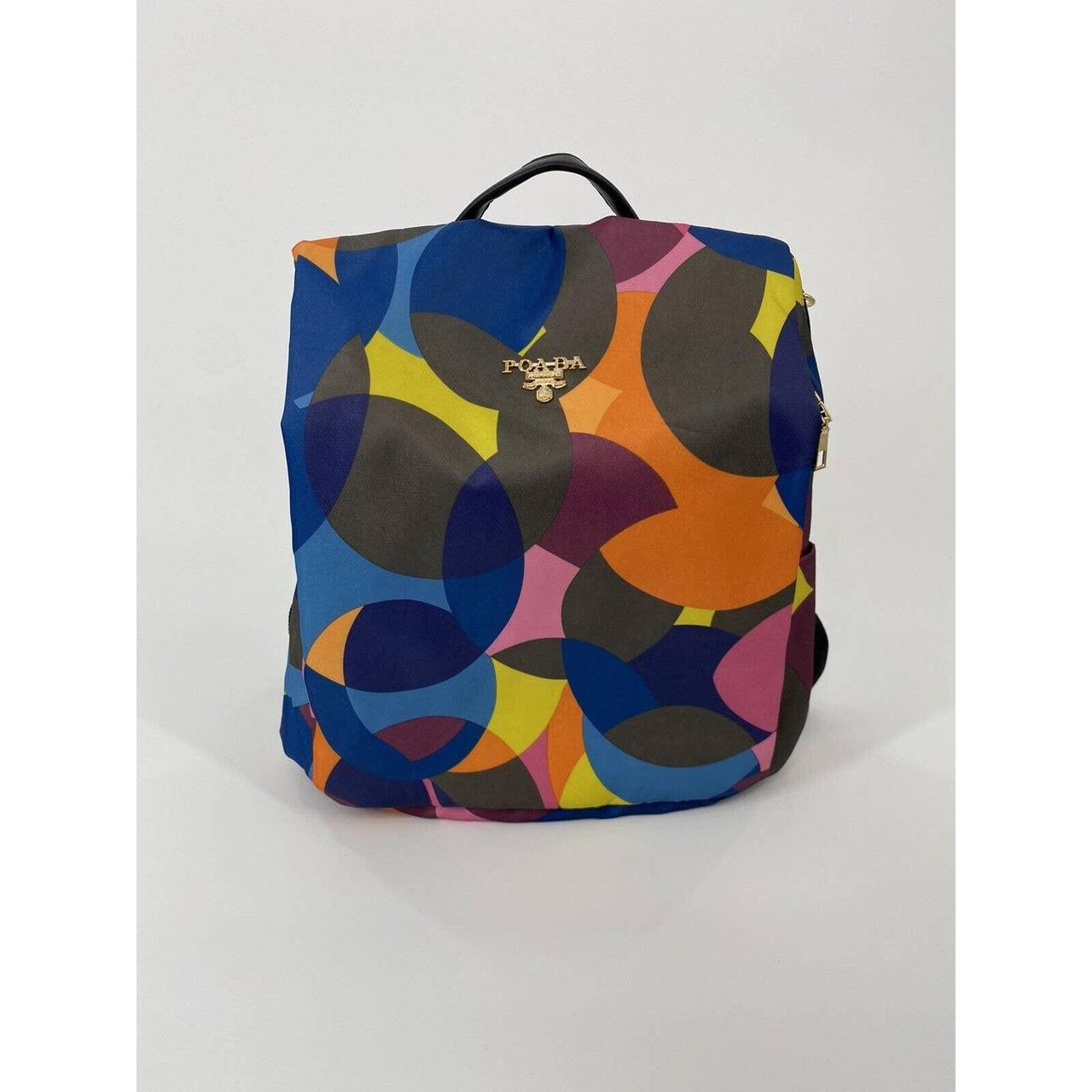 Poaba Wilabo Prais Multi Color Backpack Purse New No Depop