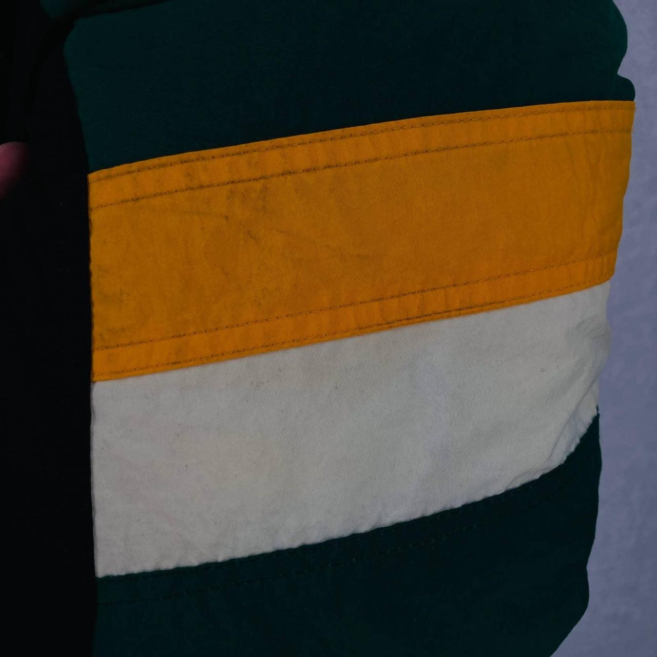 Vintage Green Bay Packers Puffer Jacket Mens Medium - Depop