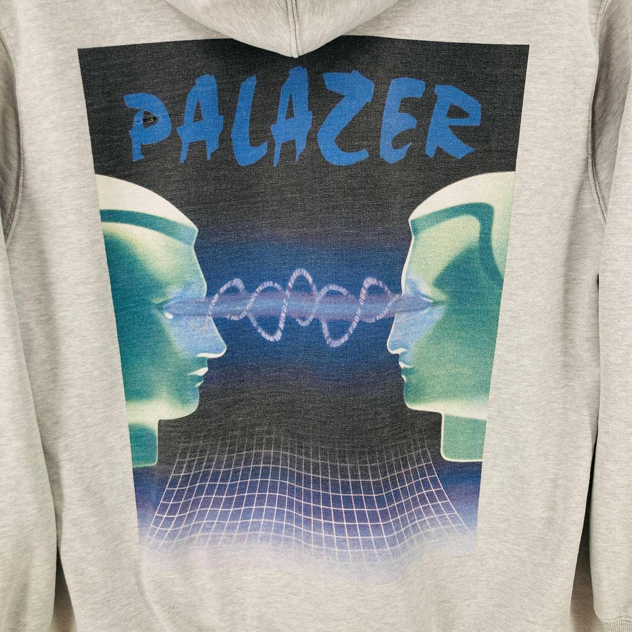 Palace Palazer Hoodie Sweatshirt Mens Small Gray