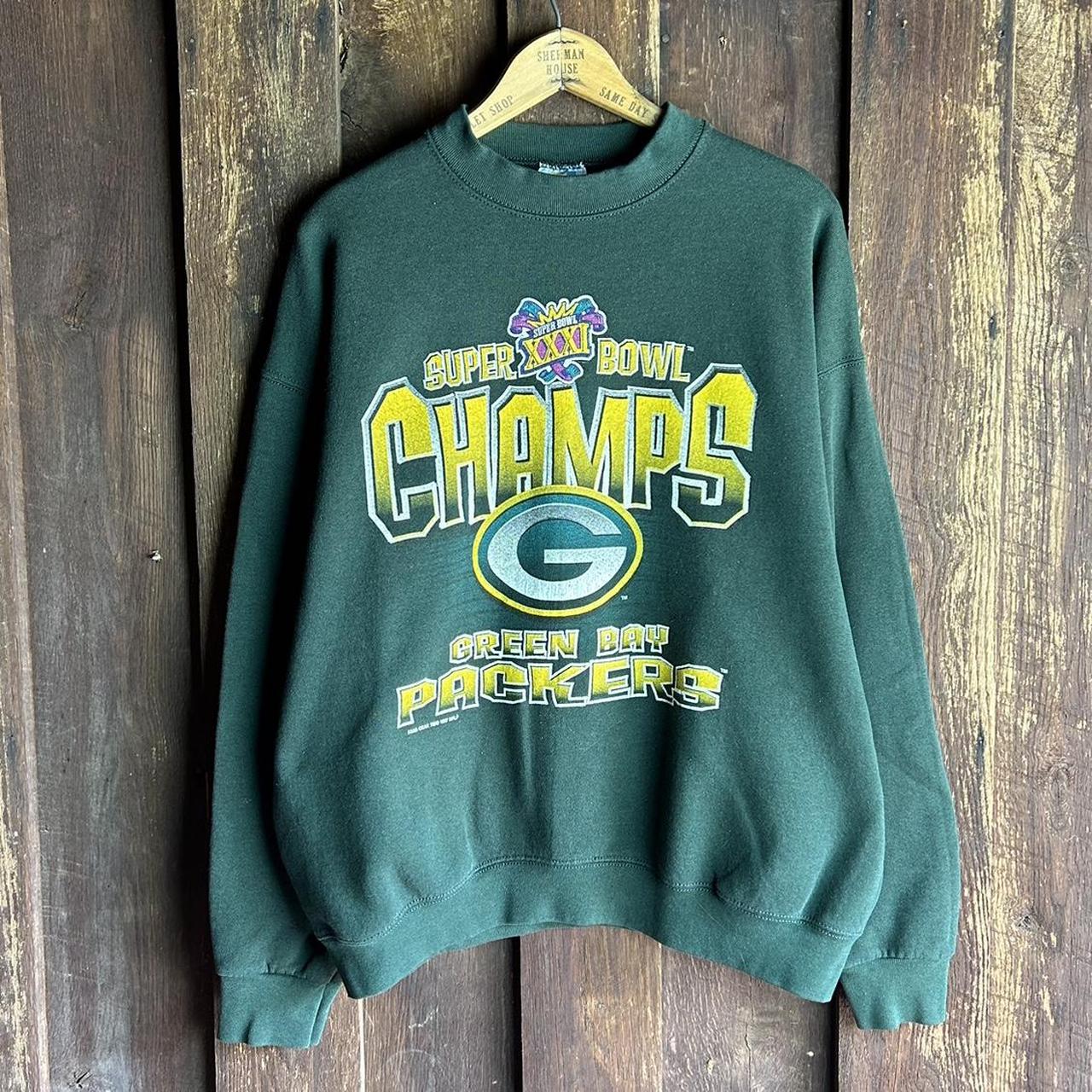 Unisex Vintage 1997 Green Bay Packers Super Bowl Sweatshirt USA