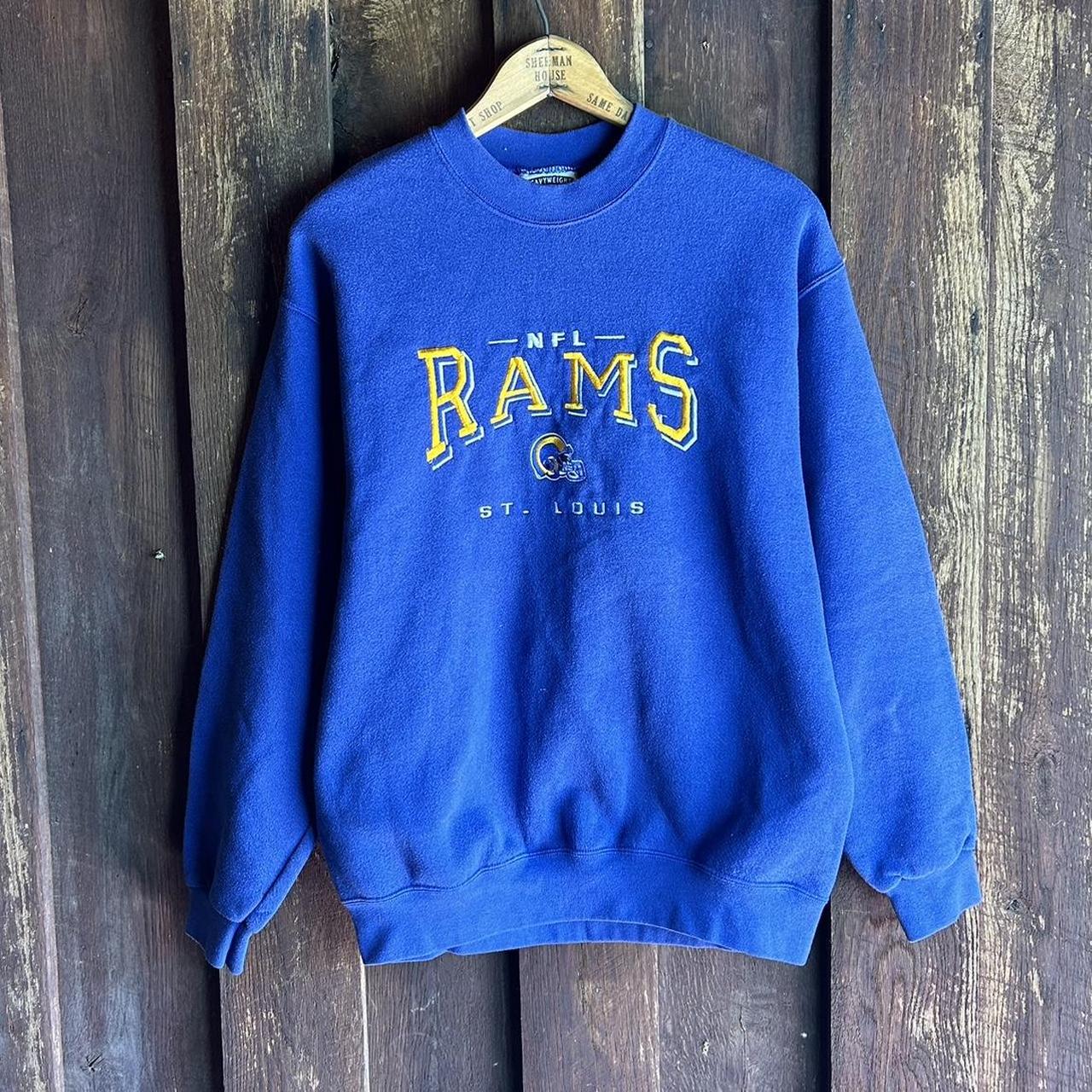 Vintage NFL St. Louis Rams 1990s crewneck sweatshirt - Depop