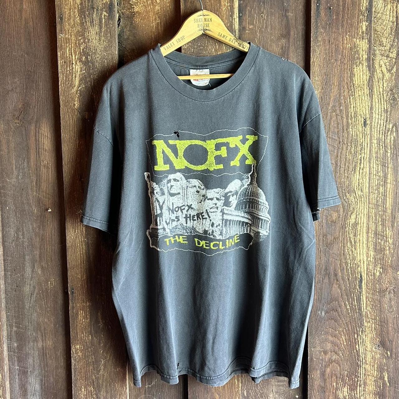 Vintage 1990s NOFX The Decline Band T-shirt. Size...