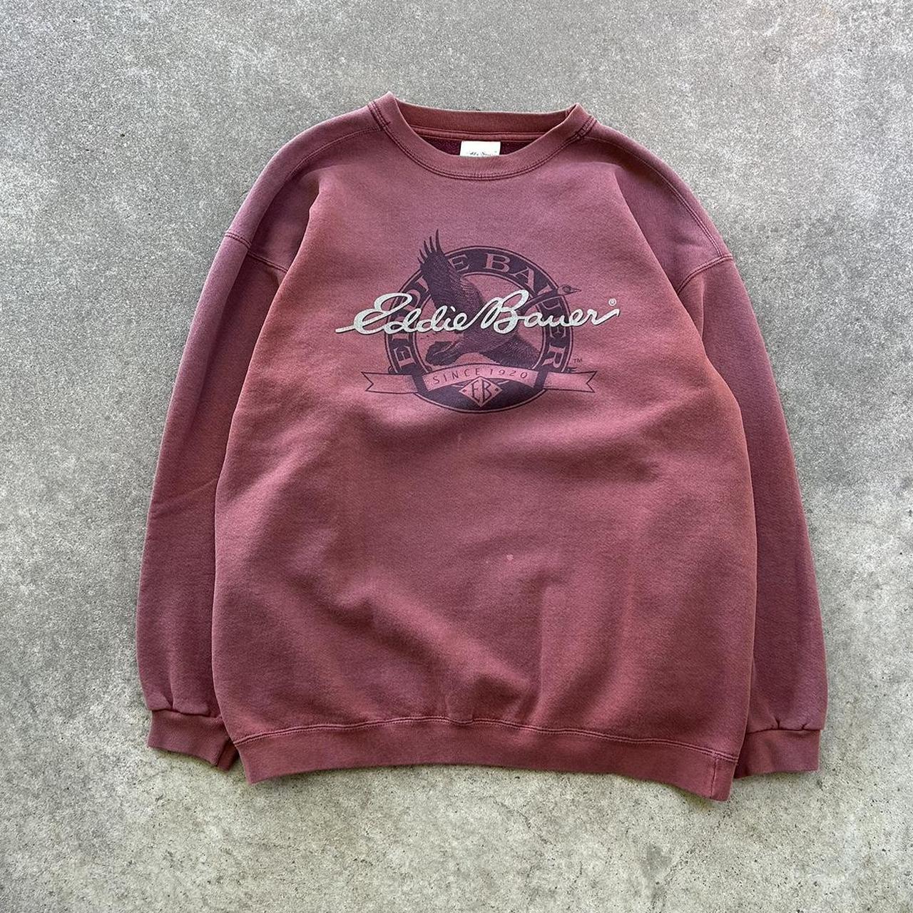 Vintage 1990s Eddie Bauer Crewneck Sweatshirt. Made... - Depop