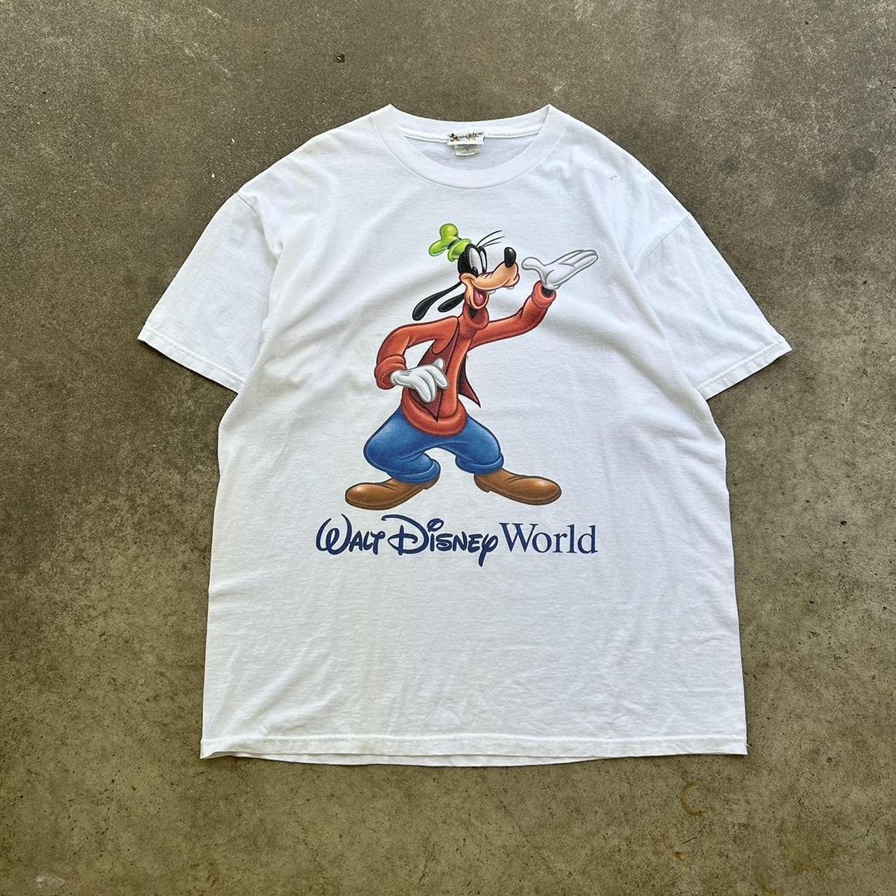 Vintage Walt Disney World Men's T-Shirt Goofy Gray Size XL high quality