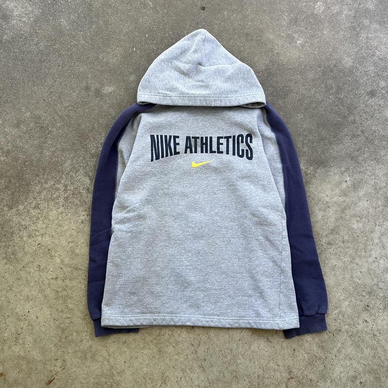 Vintage 90s Nike Sweatshirt Hoodie selling Made in Usa Navy Blue Size XL