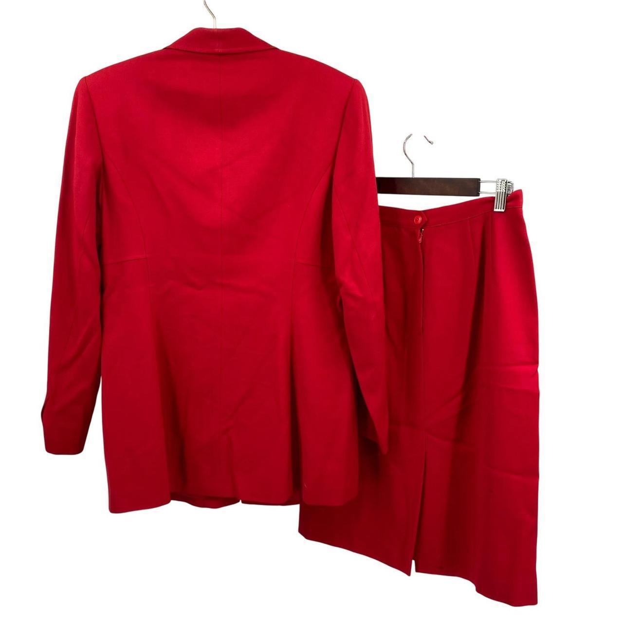 Vintage Women's Suit - Red - 8 – Albert Nipon Wom… - image 2