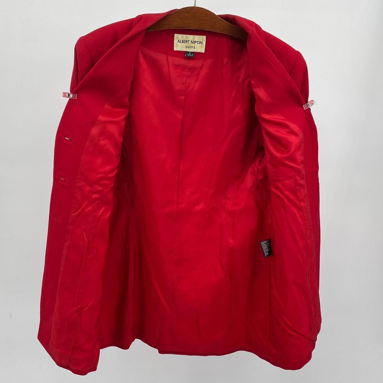 Vintage Women's Suit - Red - 8 – Albert Nipon Wom… - image 5