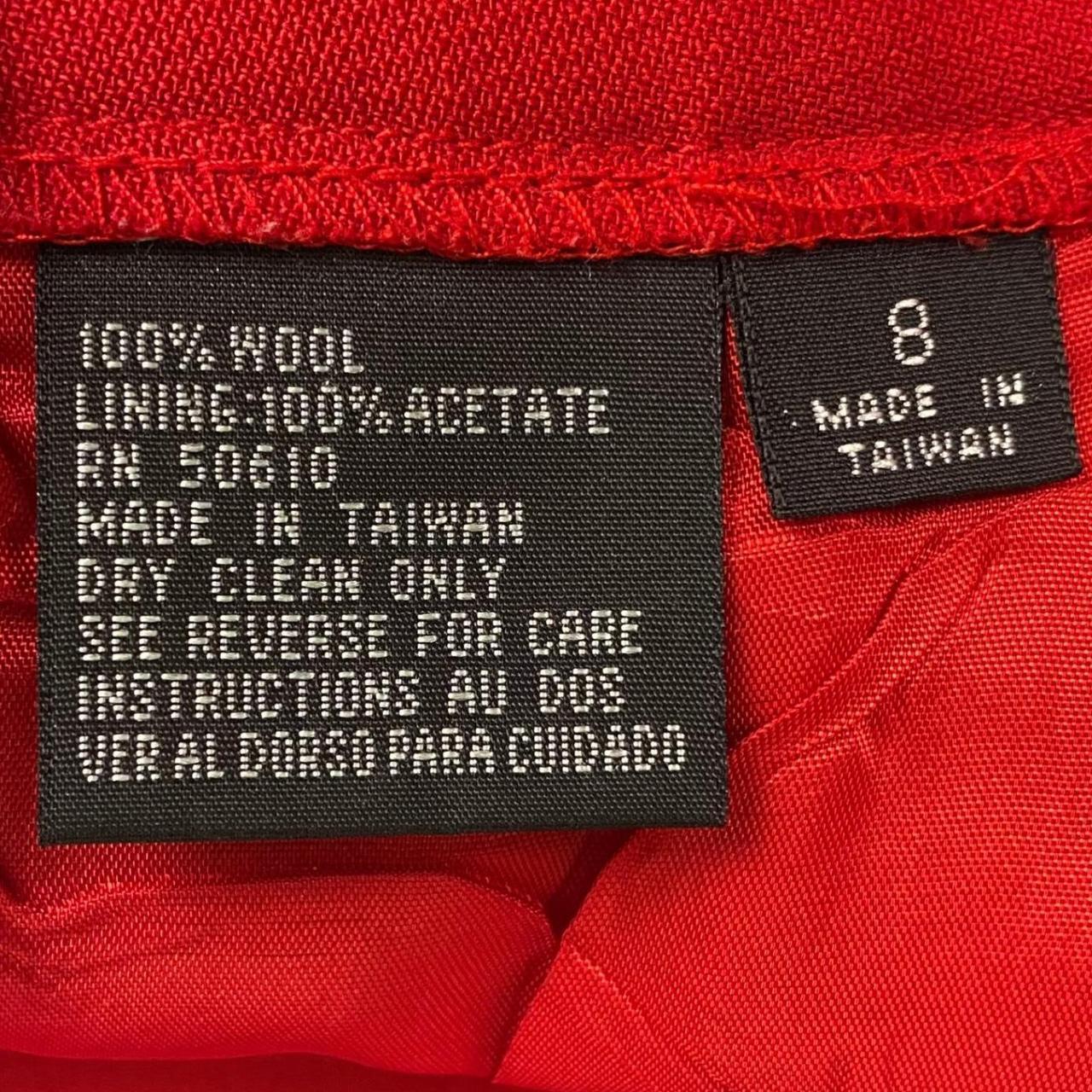 Vintage Women's Suit - Red - 8 – Albert Nipon Wom… - image 7