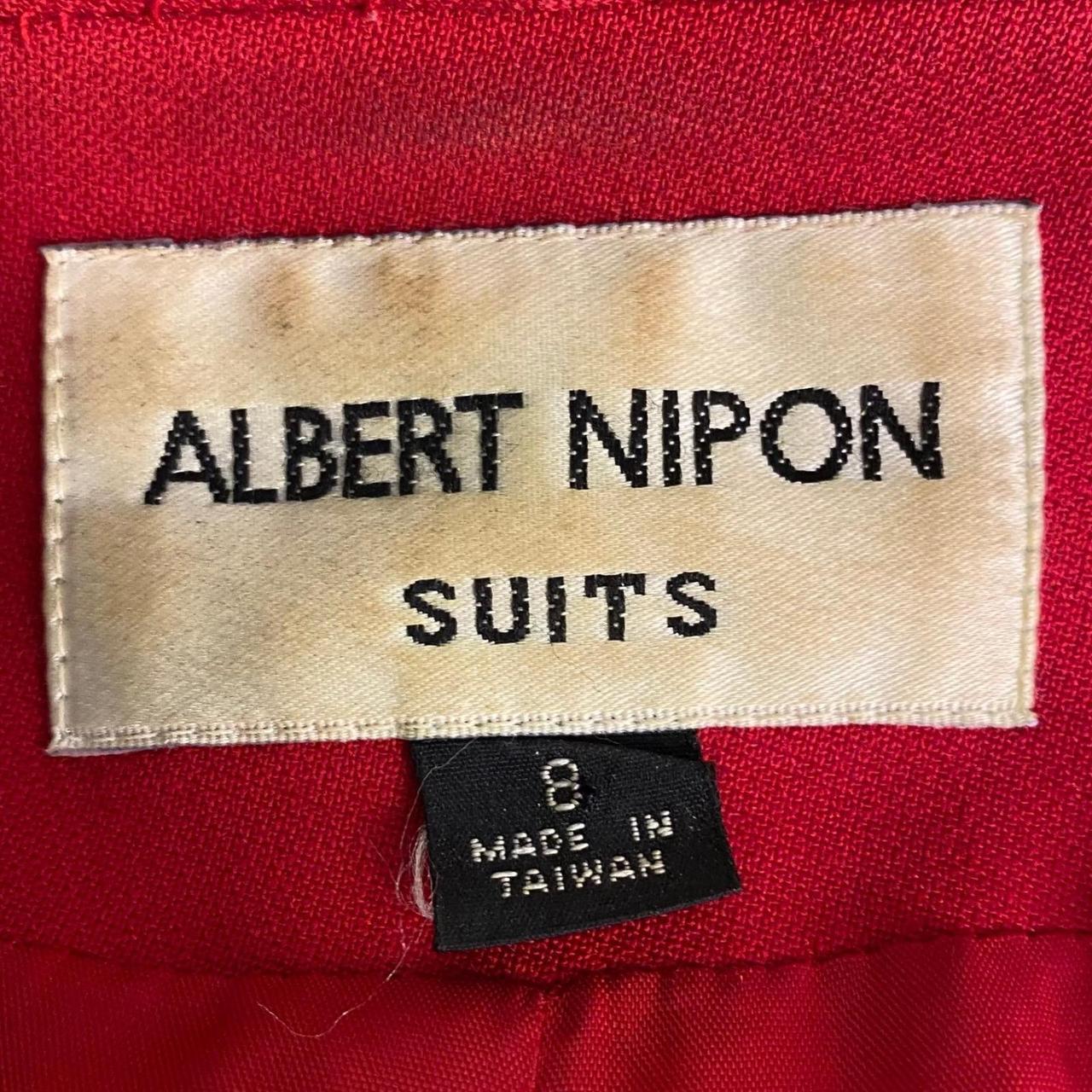 Vintage Women's Suit - Red - 8 – Albert Nipon Wom… - image 6