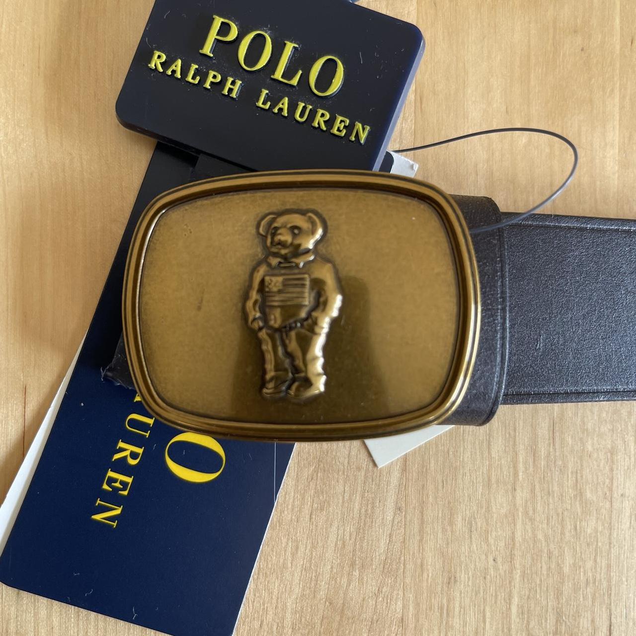 ralph lauren bear belt
