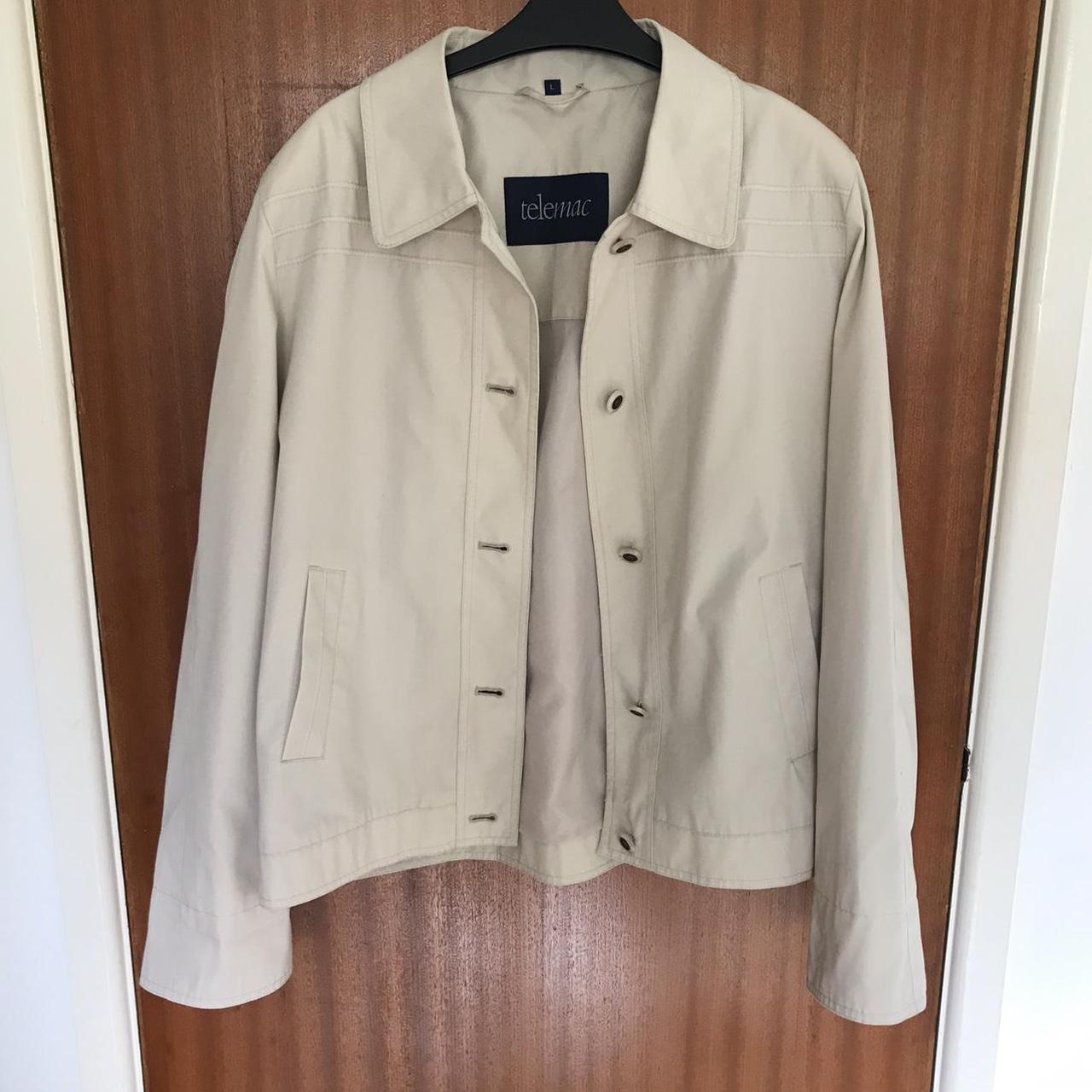 Cream jacket from Telemac. Bought brand new from a... - Depop