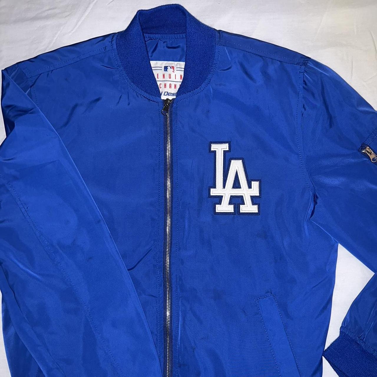Los Angeles Dodgers jacket, perfect for any MLB fan. - Depop