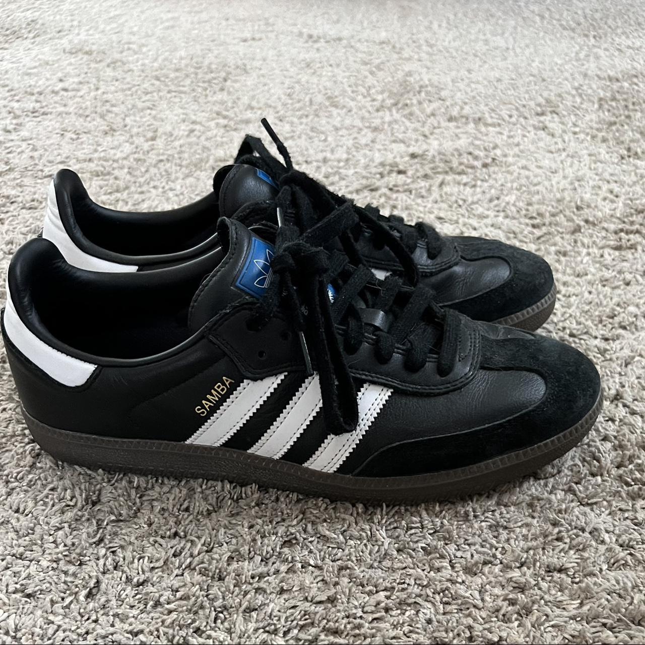 Adidas Men's Black and Brown Trainers | Depop