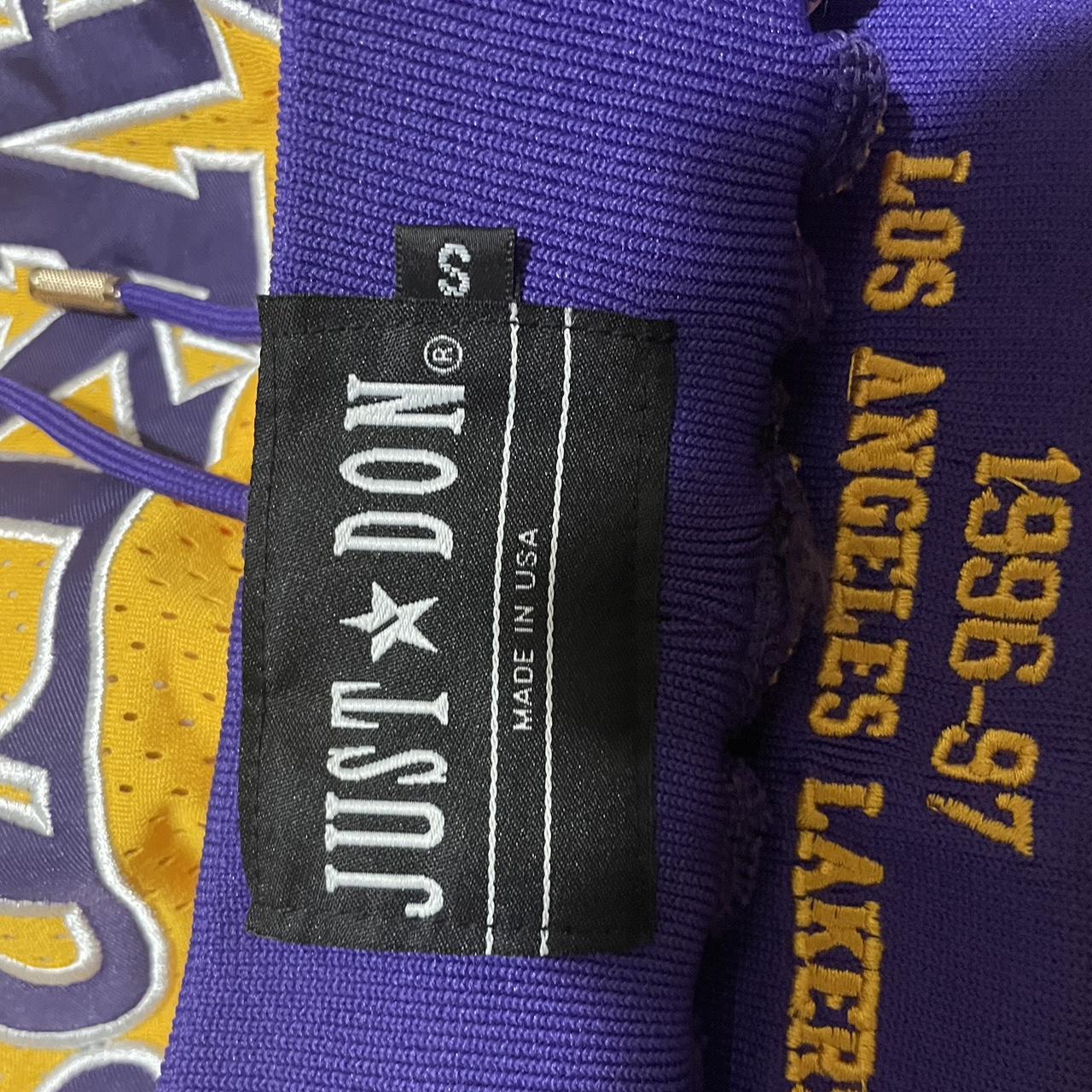 Mitchell & Ness NBA JUST DON SHORTS Los Angeles Lakers 1996-97