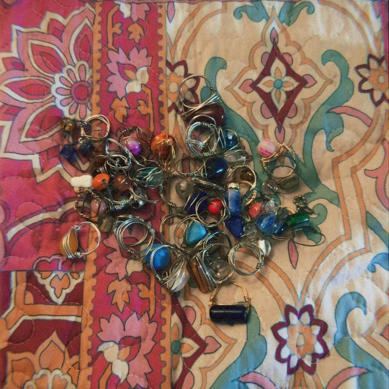 Handmade Women's Ring - Multi – Multi-colored han… - image 1