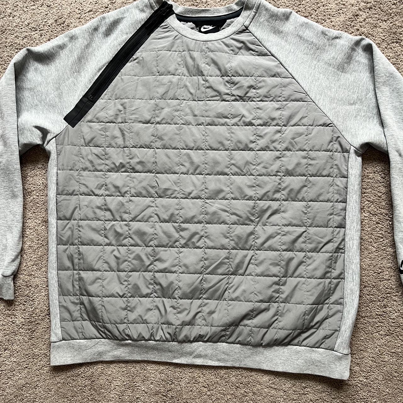sportswear quilted fleece sweatshirt nike