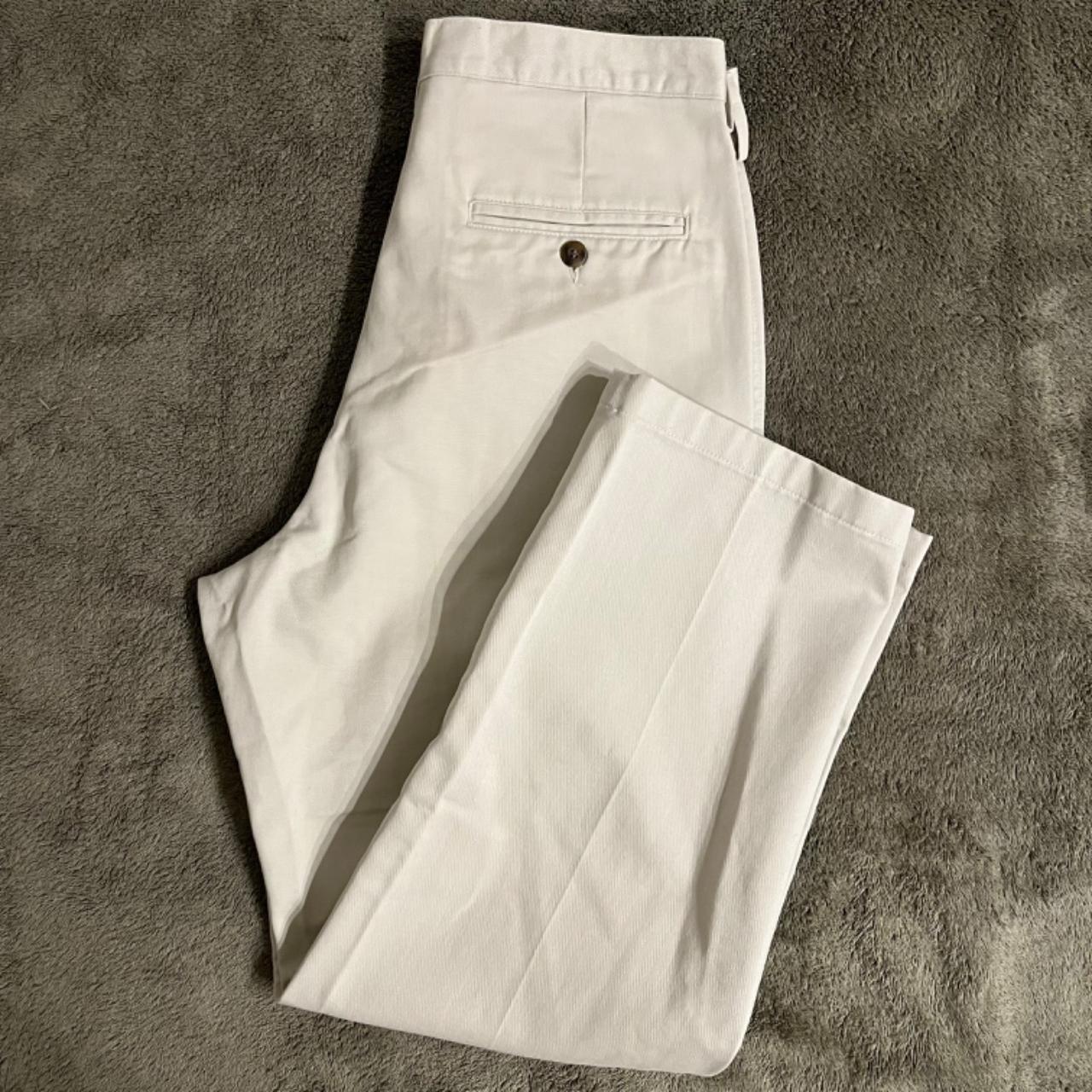 Haggar Women's Cream Trousers | Depop