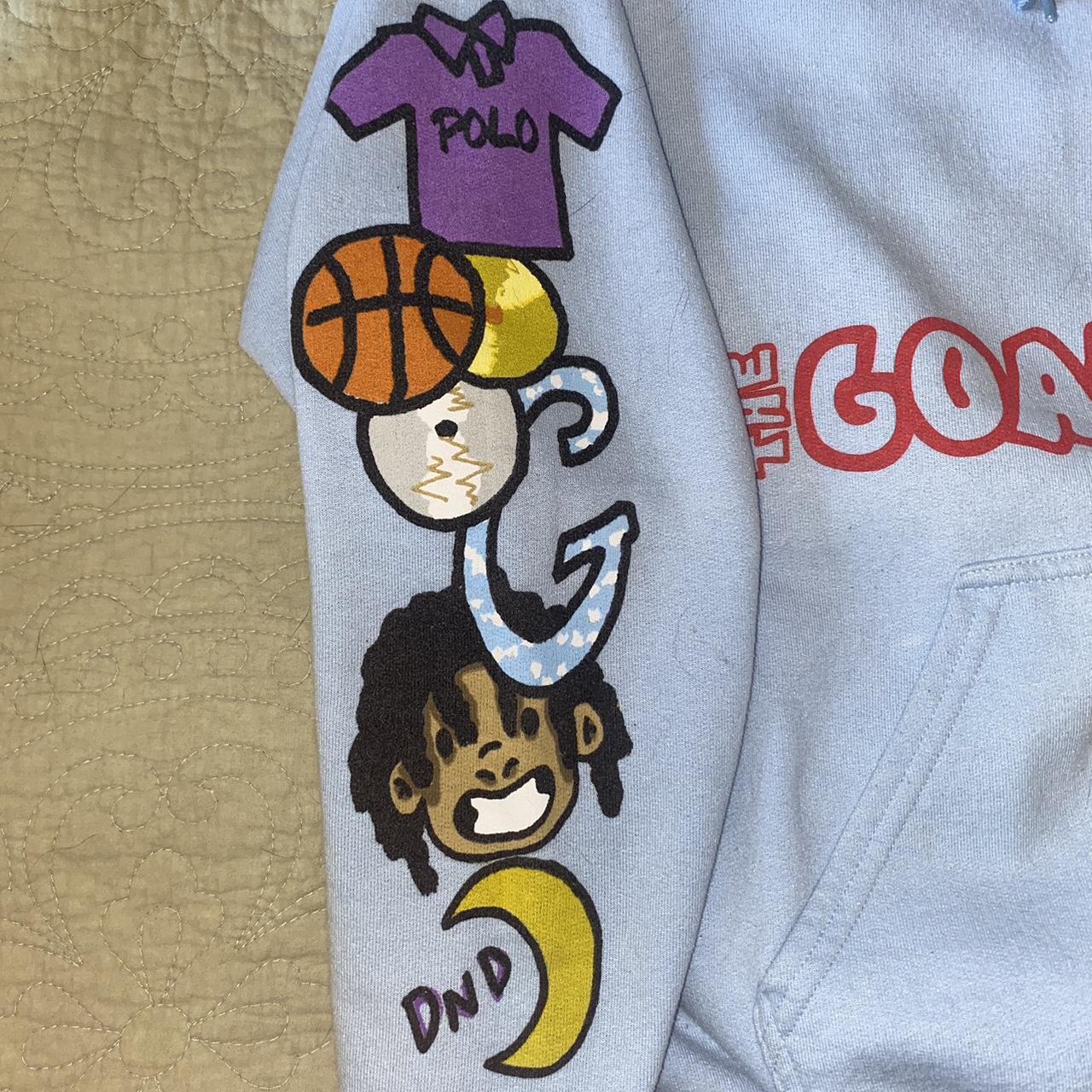 The Goat Hoodie Light Blue Polo G Hoodie The Goat Hoodie In Light