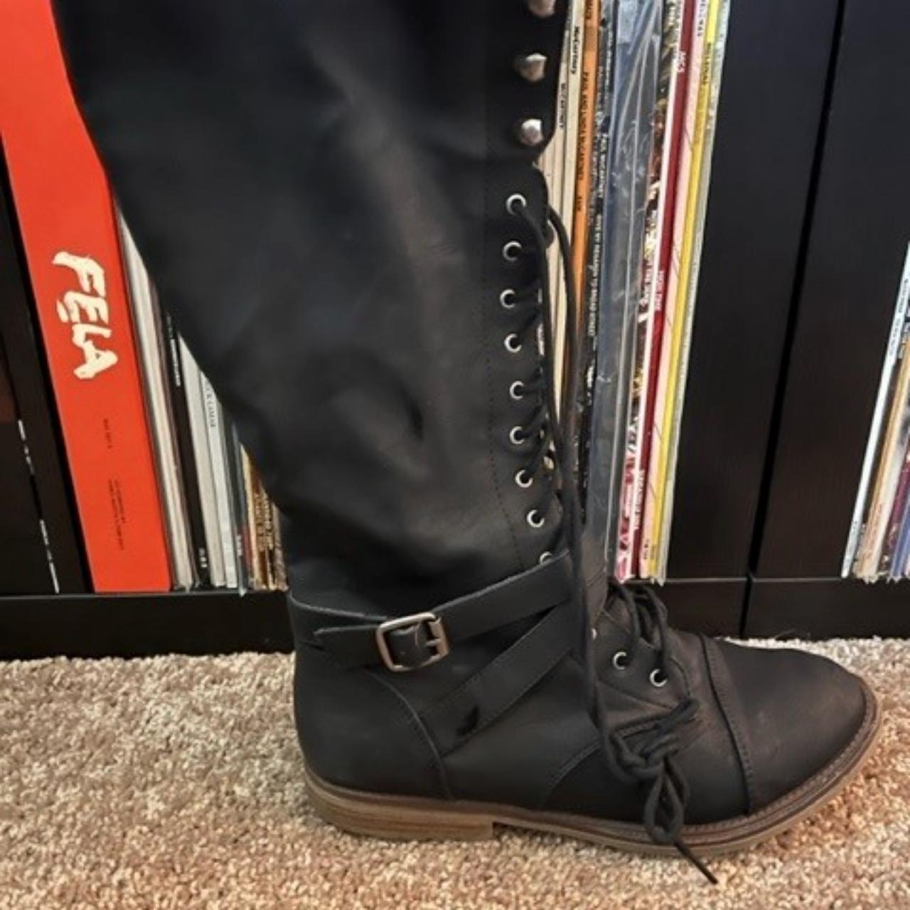 Target Women's Black Boots Depop