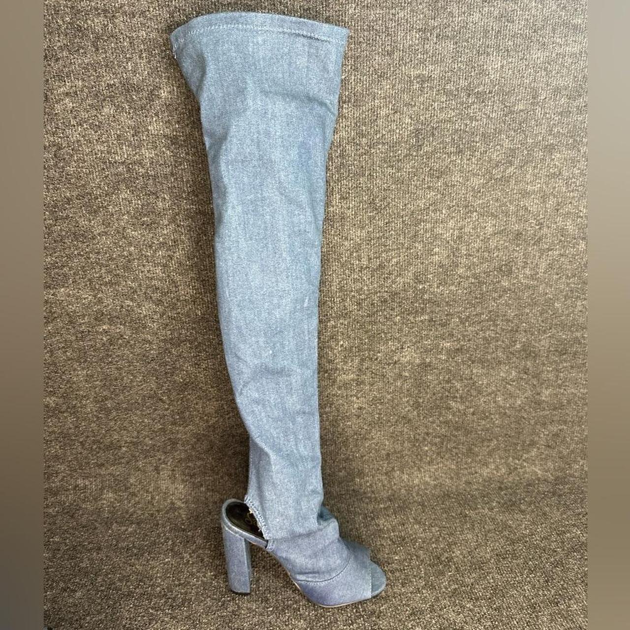 Source Unknown Women's Over the knee Boots - Blue… - image 1