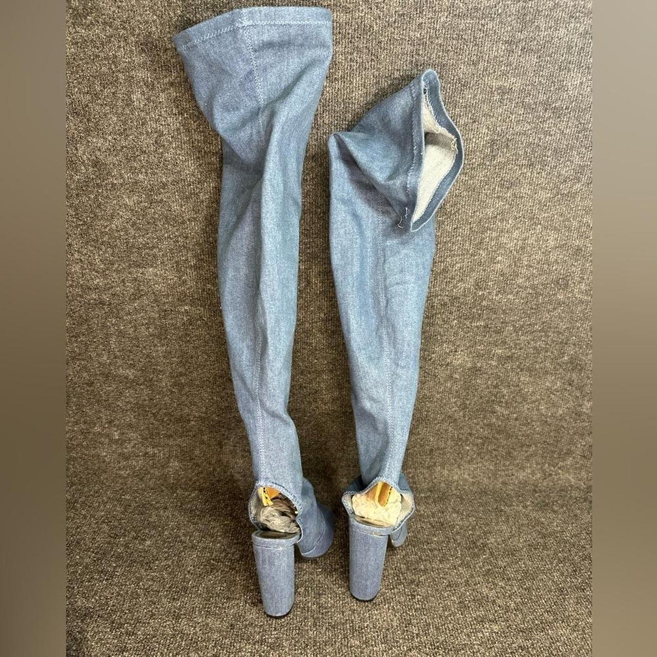 Source Unknown Women's Over the knee Boots - Blue… - image 5