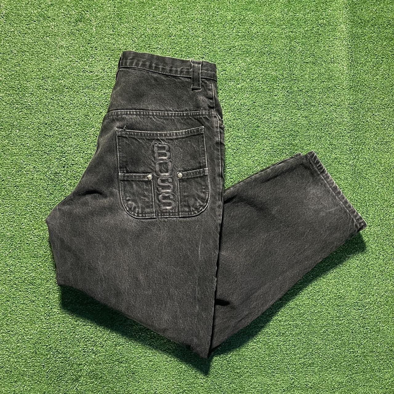 Vintage BOSS baggy jeans. Back pocket hit Size: - Depop
