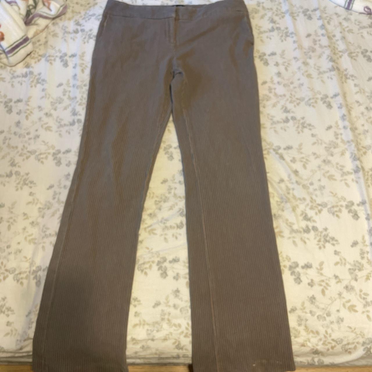 Ideology Pants light blue and brown pattern on it... - Depop