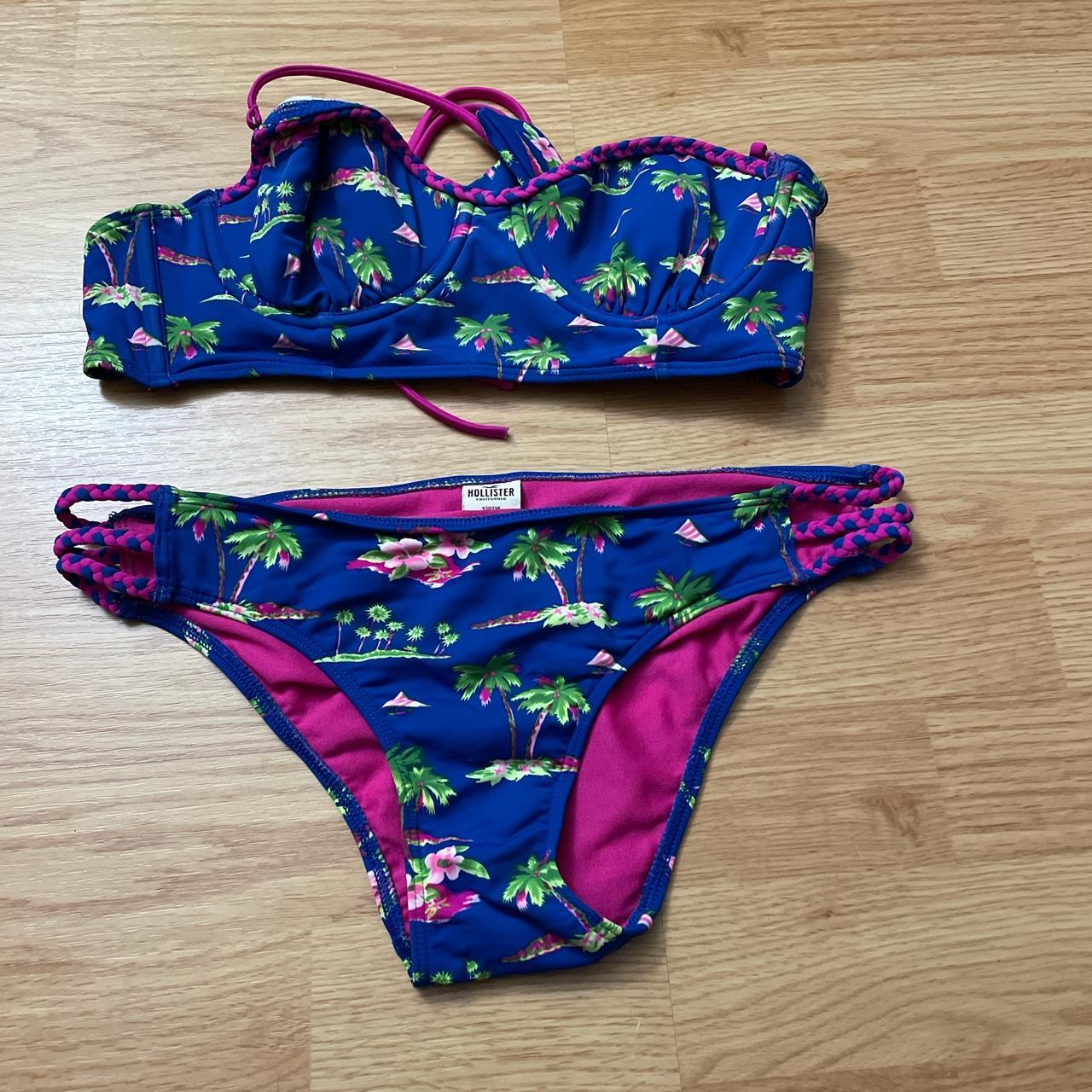 Hollister bandeau bikini Hollister bikini from... Depop
