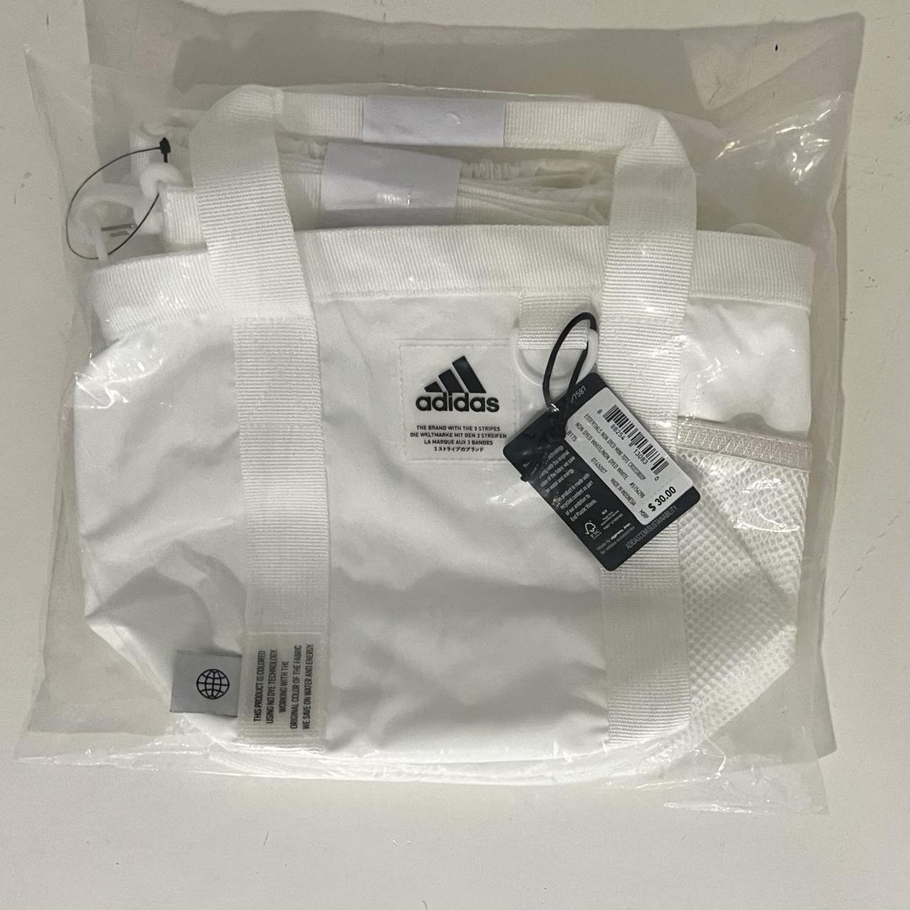 Adidas mini tote crossbody 🤍 Color white Material... Depop