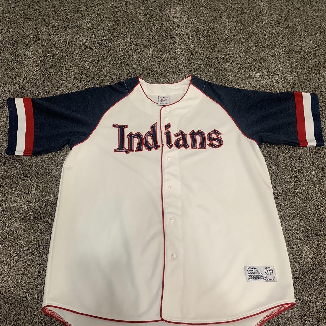 Vintage Cleveland Indians Jersey by Stater - Depop