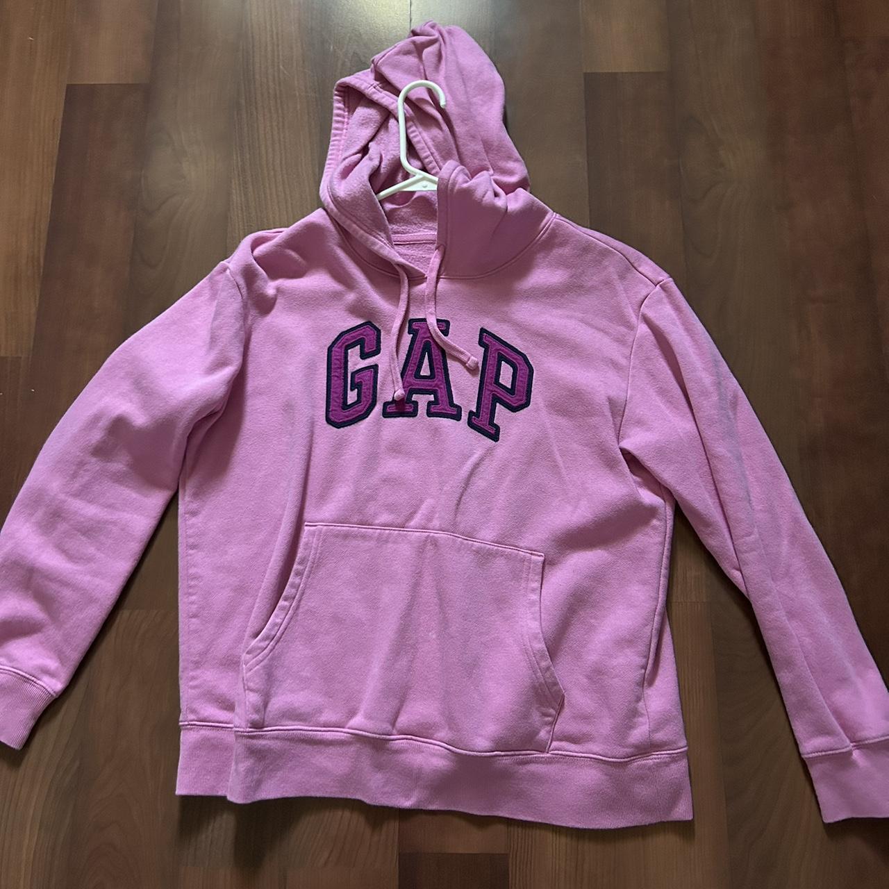 Gap Logo Hoodie in “Pink Orchid.” Size Medium in... - Depop