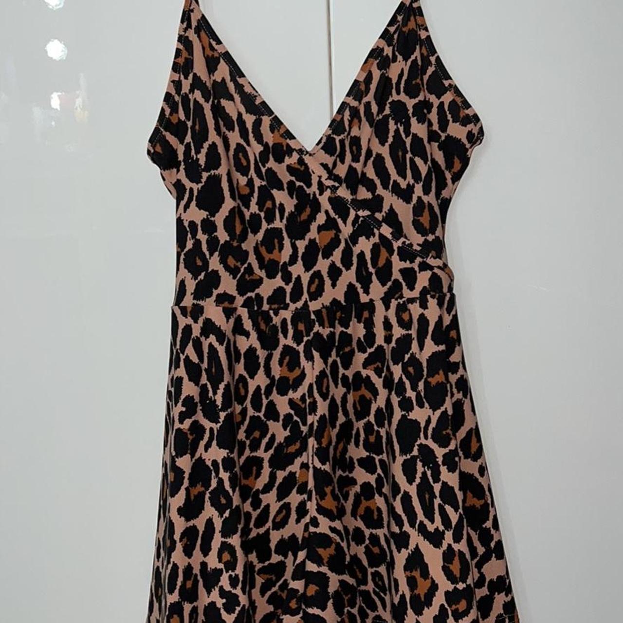 PLT leopard print play suit - Depop