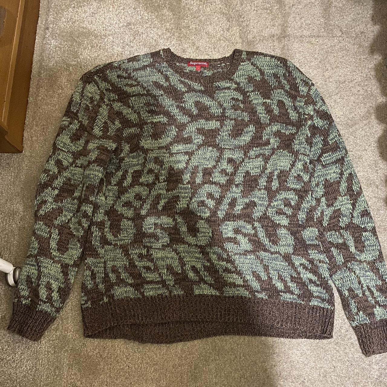 supreme jumper excellent condition size L Open to... - Depop