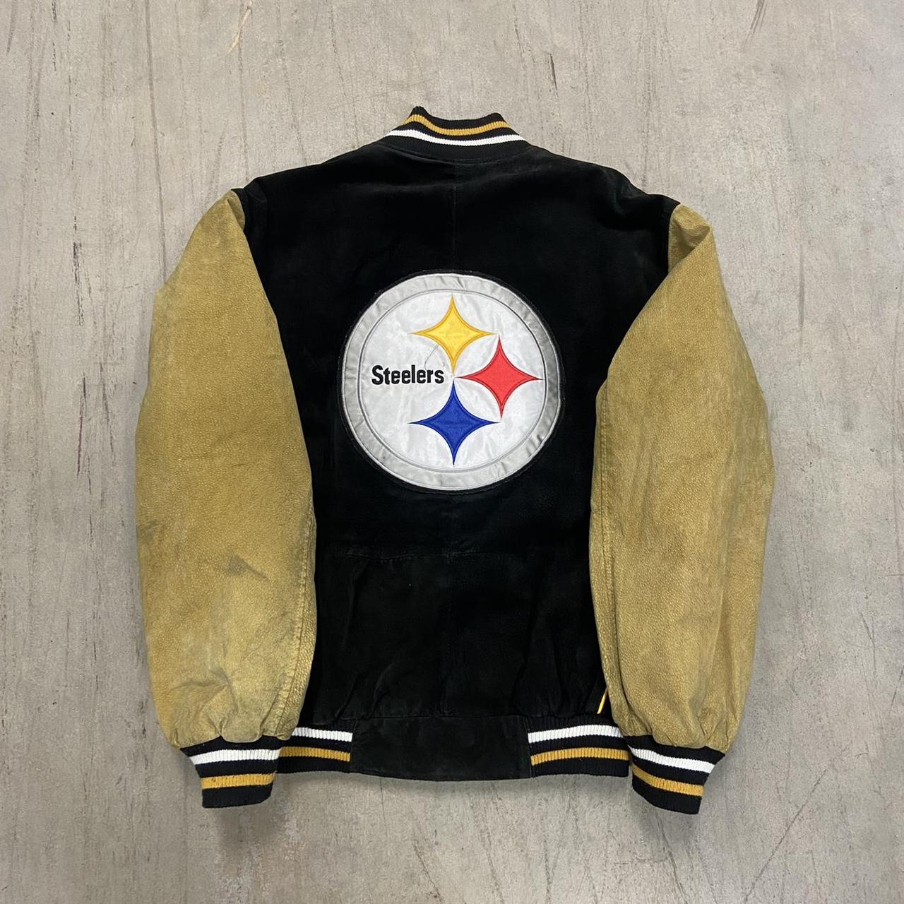 Men's Pittsburgh Steelers Varsity Jacket Size - Depop