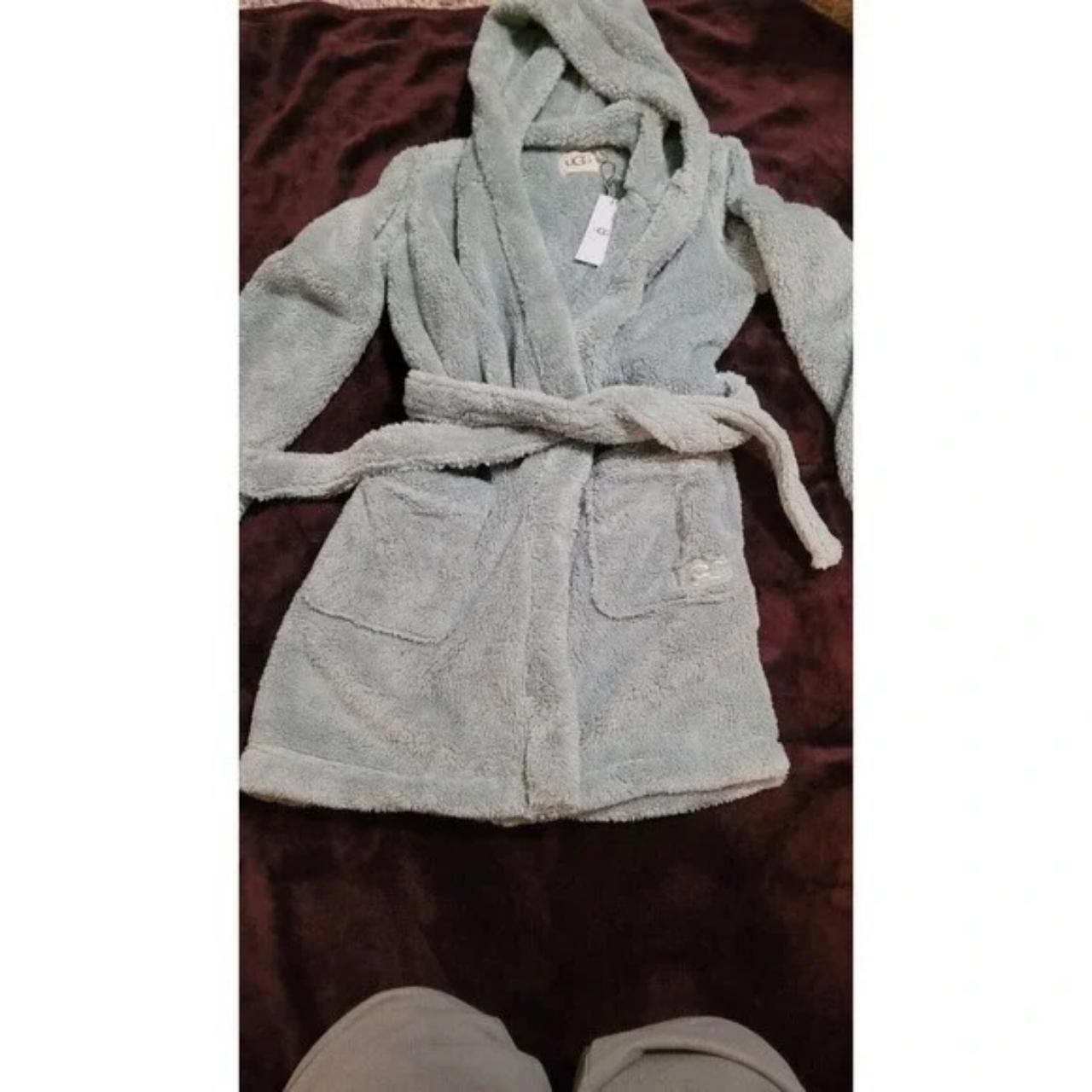 Ugg Aarti Robe In Sidewalk New W/original Tags Teal... Depop